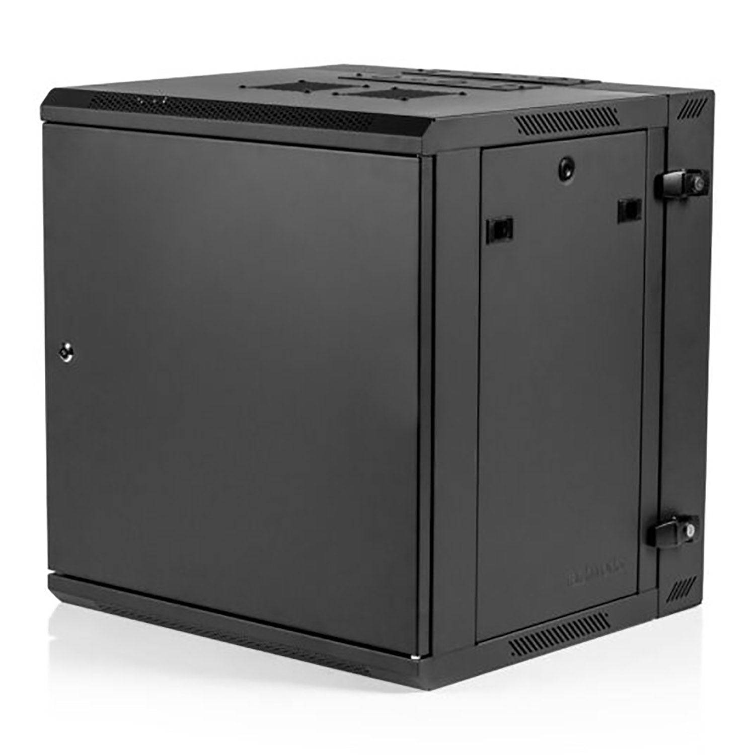 Gator Cases GRW2012508 21″ Deep Sectional Hinged Wall Mounted Rack - Steel Door - Hollywood DJ