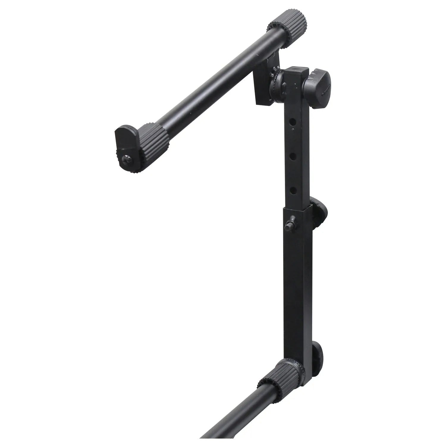Odyssey LTBXS2MTCP, Black Two Tier X-Stand With Mic Boom And Top Shelf - Hollywood DJ