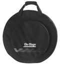 OnStage CB4000 Deluxe Cymbal Bag - Black - Hollywood DJ