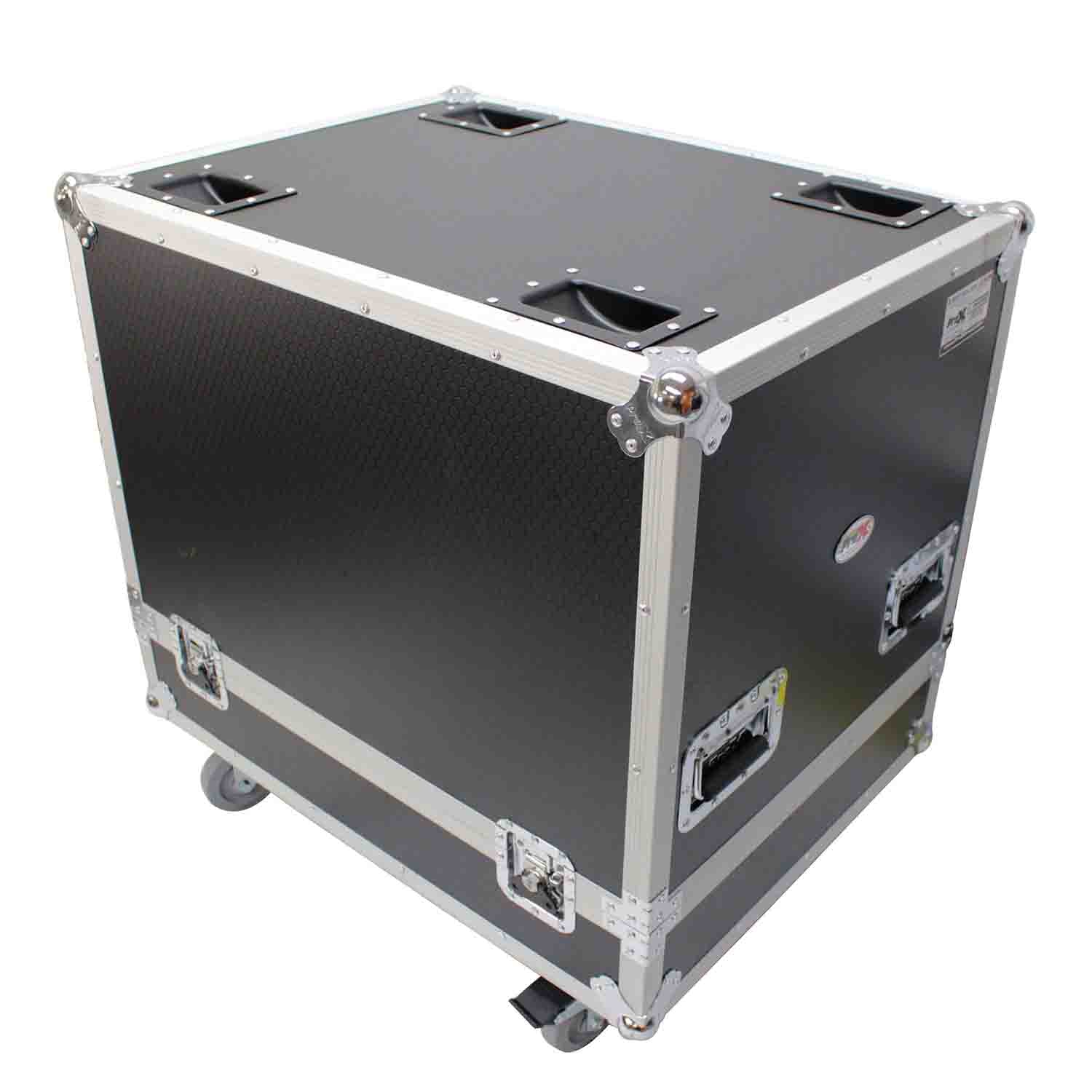 ProX X-RCF-HDL30A LAX2W, Flight Case for RCF HDL 30-A Line Array Speaker with Wheels - Holds 2 Speakers - Hollywood DJ