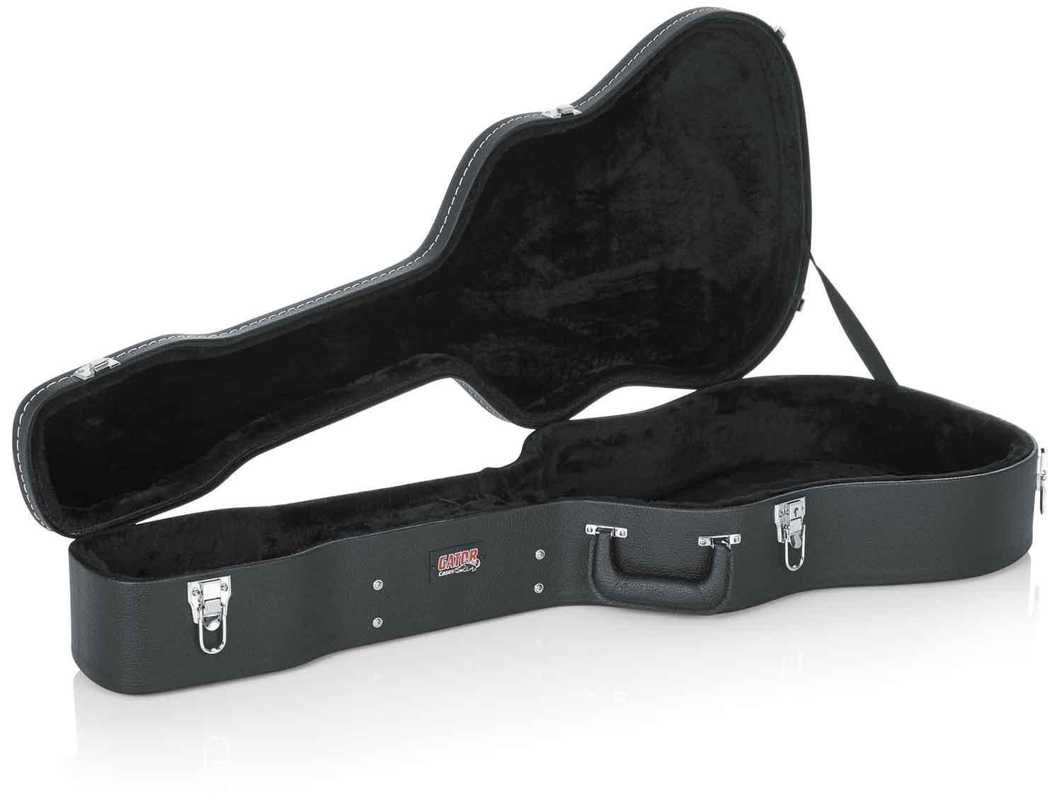 Gator Cases GW-DREAD Deluxe Wood Case for Dreadnought Guitars - Hollywood DJ