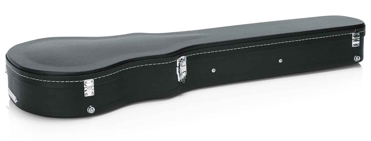 Gator Cases GW-LPS Deluxe Wood Case for Single-Cutaway Guitars - Black - Hollywood DJ