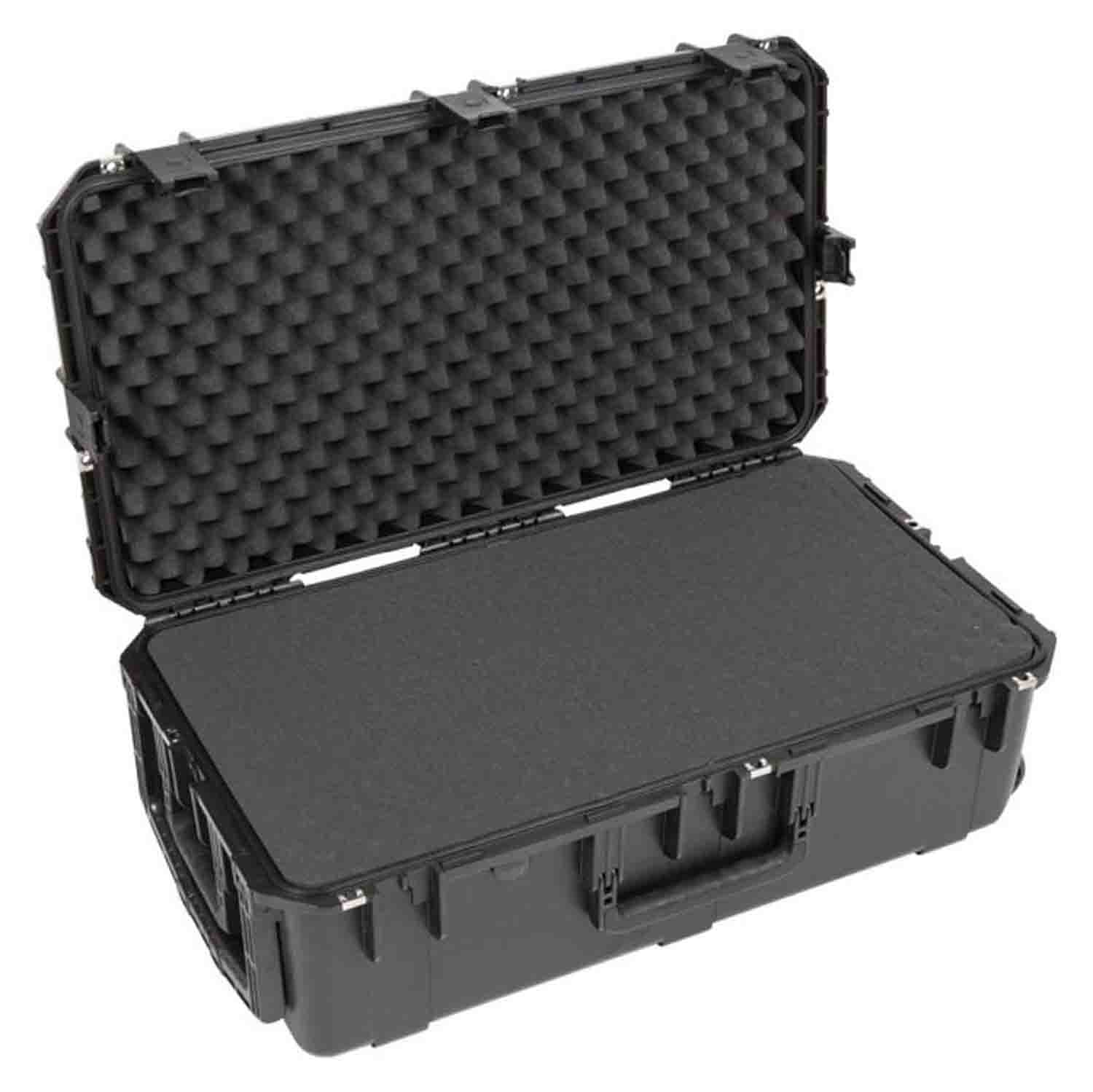 SKB 3i-3016-10BC iSeries 3016-10 Rolling Waterproof Case with Cubed Foam - Hollywood DJ