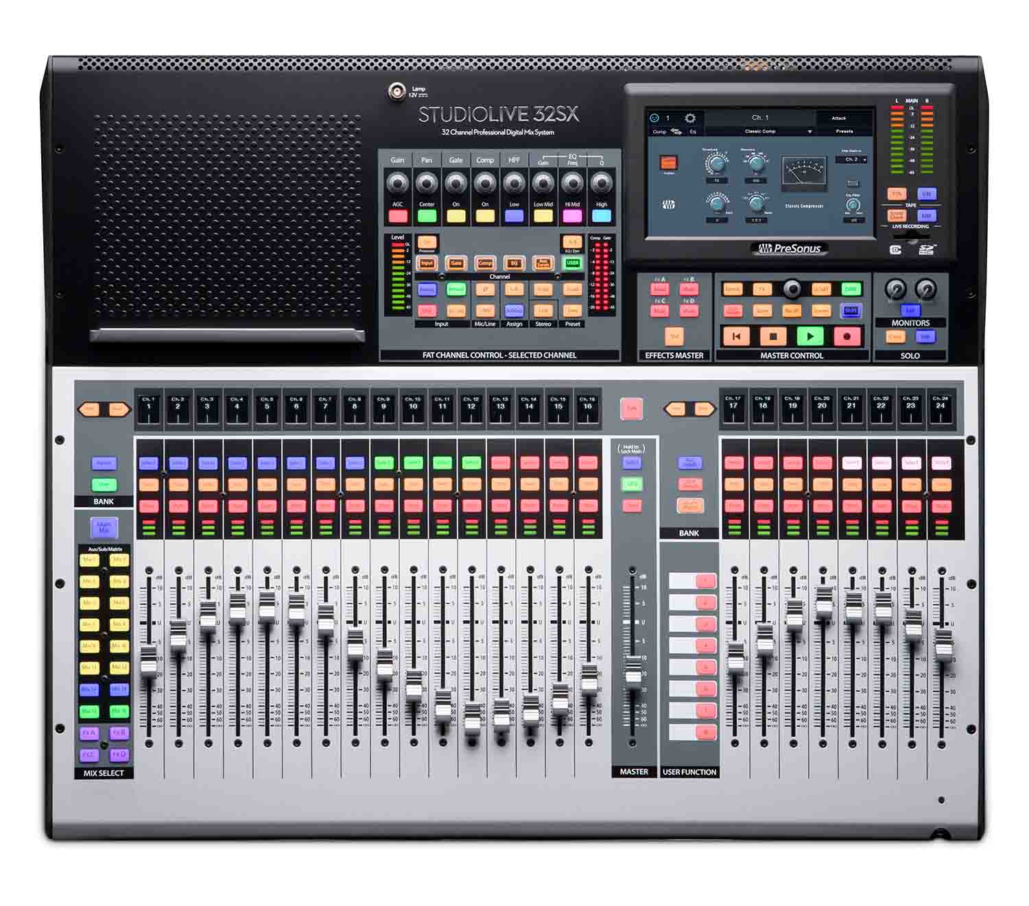 PreSonus STUDIOLIVE 32SX, 32-channel Digital Mixer and USB Audio Interface - Hollywood DJ