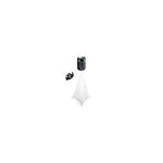 Scrim King SS-SPK03W White Triple Sided Speaker Stand Scrim & SS-CLP01 Clamp Bundle - Hollywood DJ