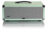 Gator Cases GR-RETRORACK-3SG Vintage Amp Vibe Rack Case – 3U Seafoam Green - Hollywood DJ