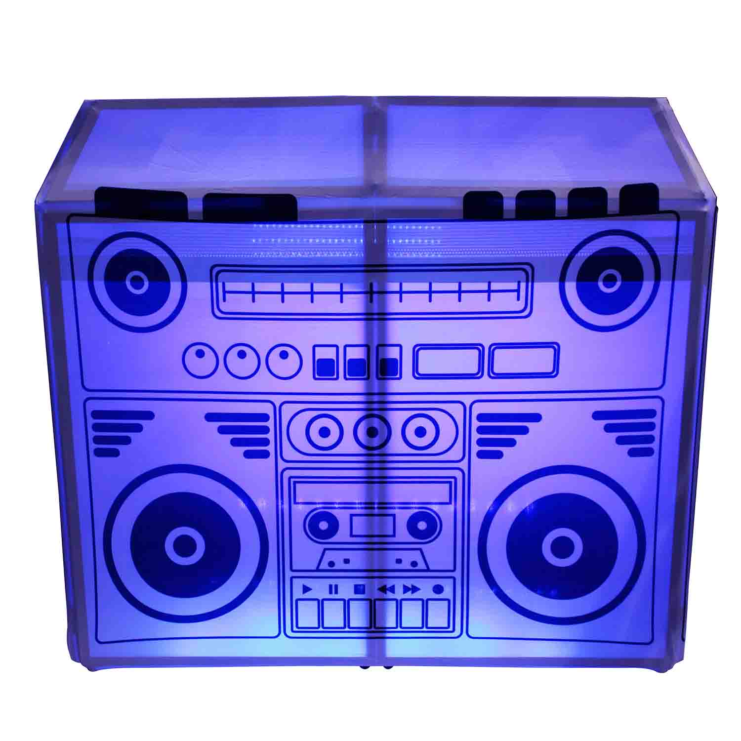 ProX XF-MESA SWBBOX Boombox Decorative Scrim for ProX XF-MESA MK2 Facade - Hollywood DJ