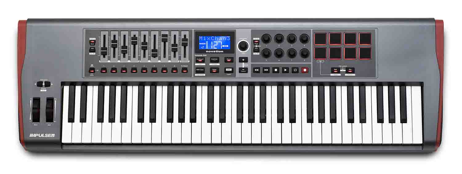 Novation IMPULSE-61, 61-key Keyboard Controller - Hollywood DJ