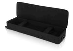 Gator Cases GK-88 SLIM Rigid EPS Foam Lightweight Case for 88 Note Keyboards with Wheels - Hollywood DJ