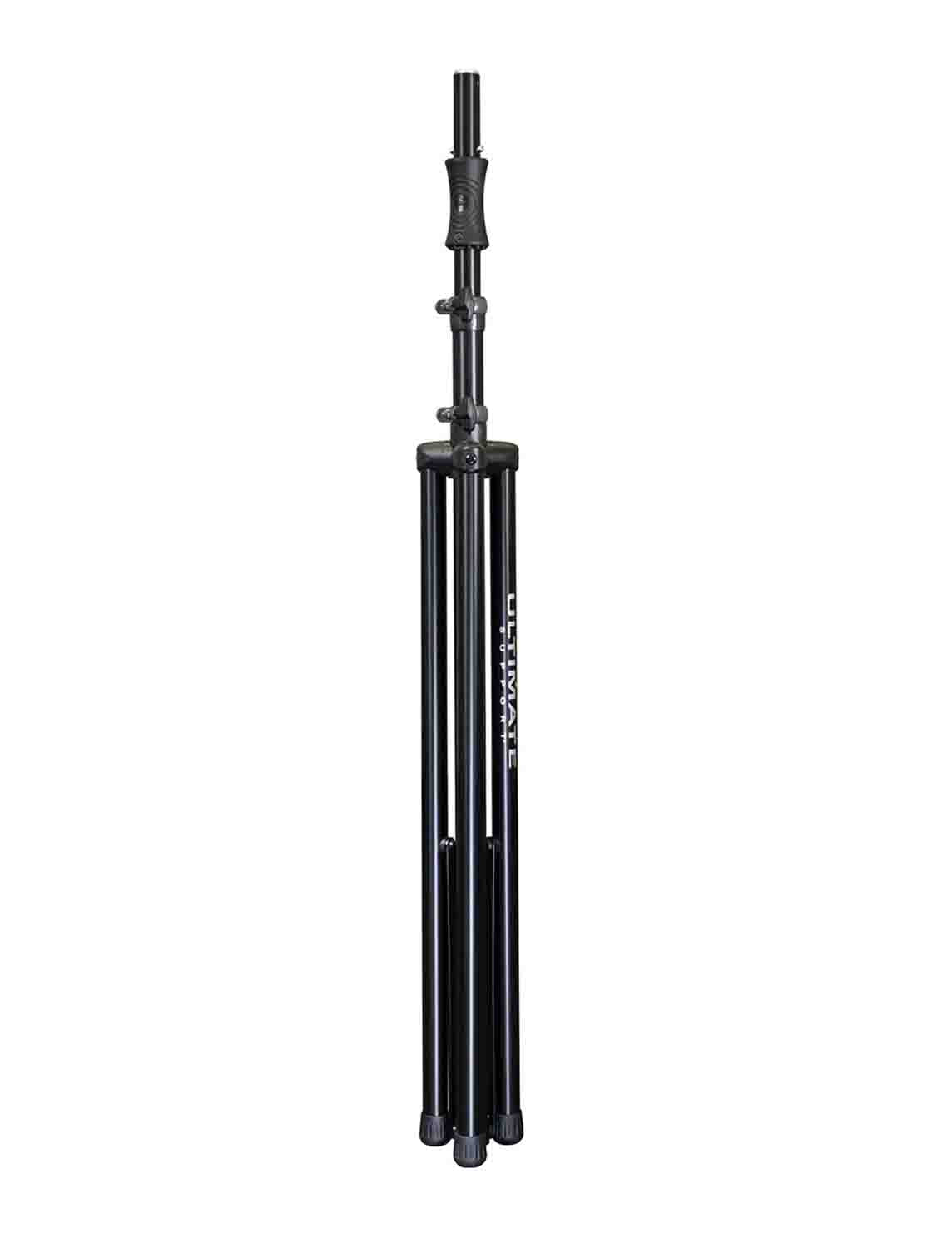 Ultimate Support TS-110B Extra Tall Lift-Assist Tripod Speaker Stand with Integrated Adapter - Hollywood DJ