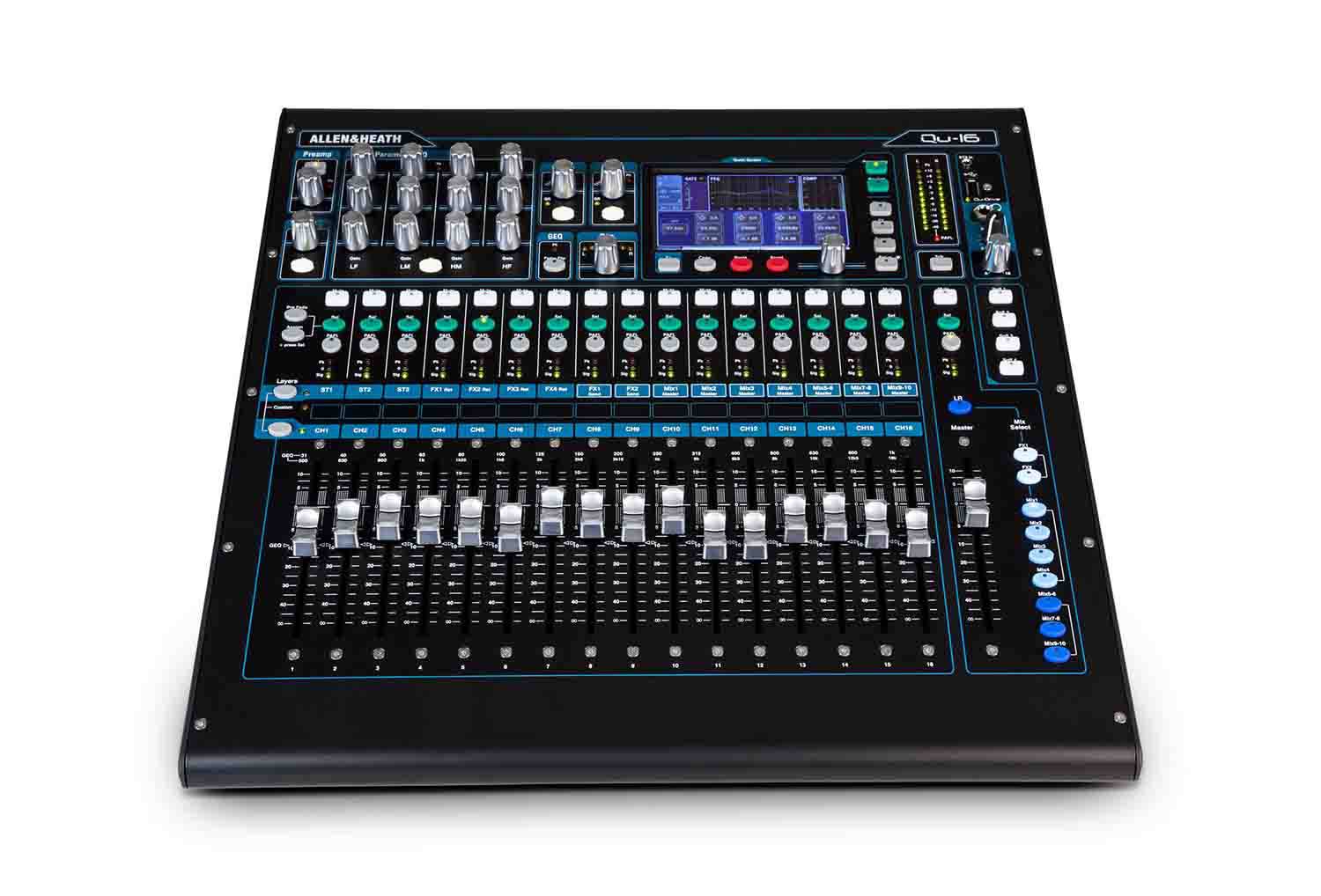 Allen & Heath Qu-24, 24-channel Digital Mixer - Chrome Edition - Hollywood DJ