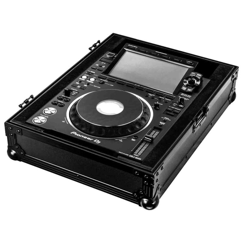B-Stock: Odyssey FZCDJ3000BL Flight Case For Pioneer CDJ-3000 - Black - Hollywood DJ