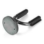 Levy's Leathers LVY-FGHNGR-SMBK Smoke Forged Guitar Hanger with Black Leather - Hollywood DJ