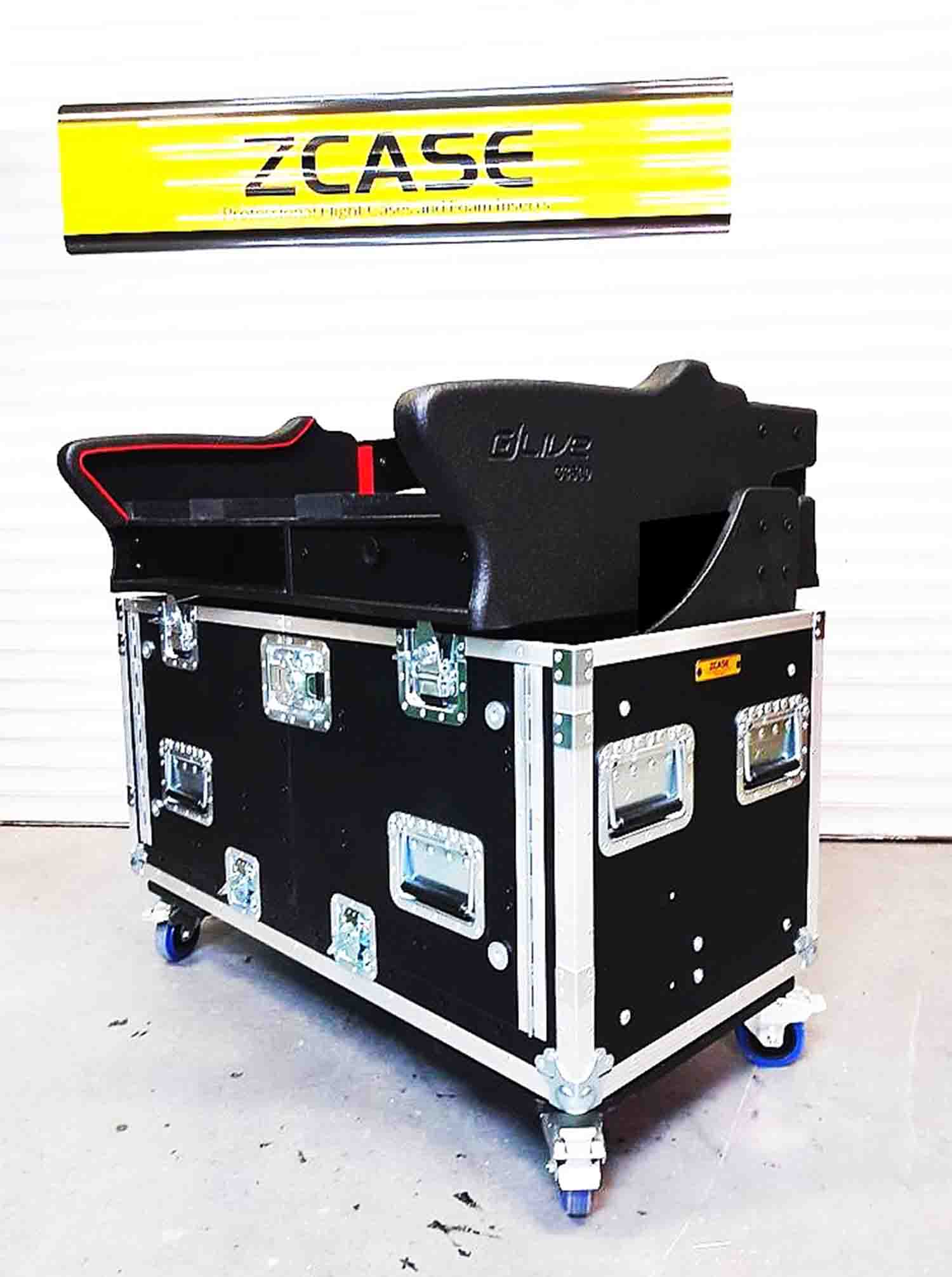 ProX XZF-AH-C3500 D 2U Hydraulic Lift DJ Case With 2U for Allen and Heath DLive C3500 Console - Hollywood DJ