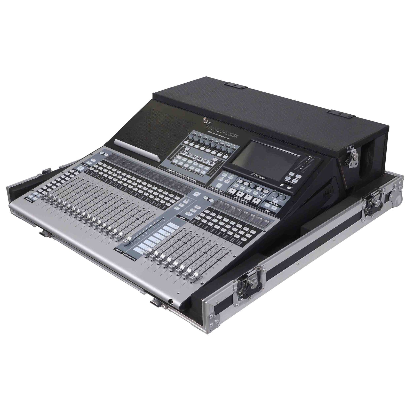 ProX XS-PRE32SX DHW ATA Digital Audio Mixer Flight Case for PreSonus StudioLive 32SX 24 24.4.2 AI Console with Doghouse and Caster Wheels by ProX Cases