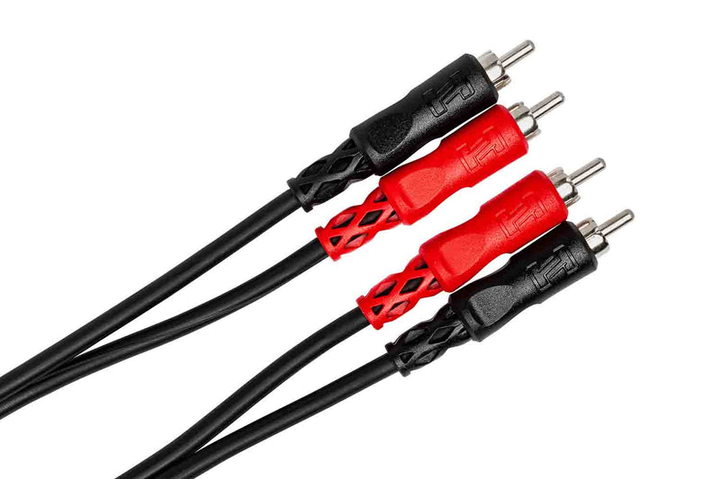 Hosa Stereo Interconnect Cable, Dual RCA to Same - Hollywood DJ