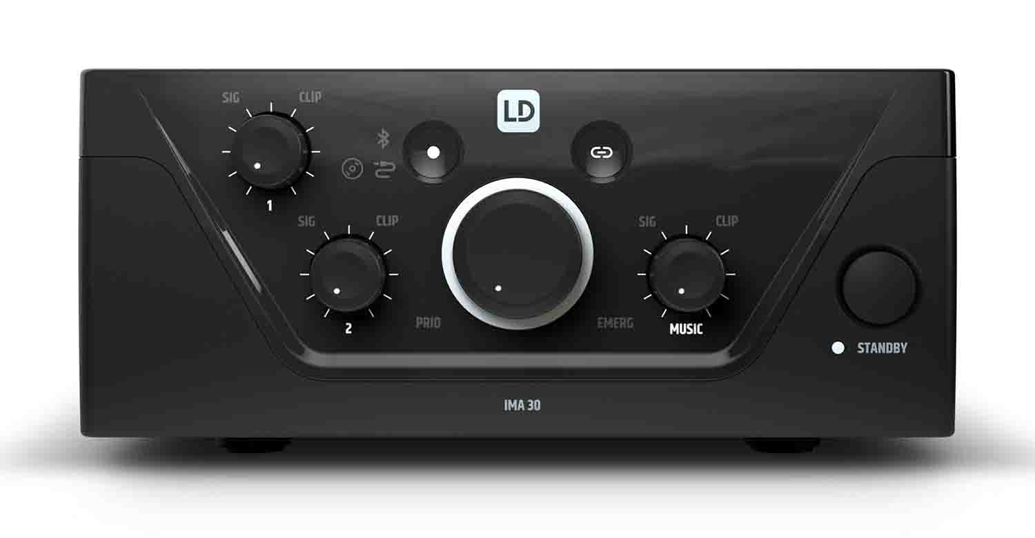 LD Systems IMA 30 Installation Mixing Amplifier 35W, 4 Ohms / 100 V / 70 V - Hollywood DJ