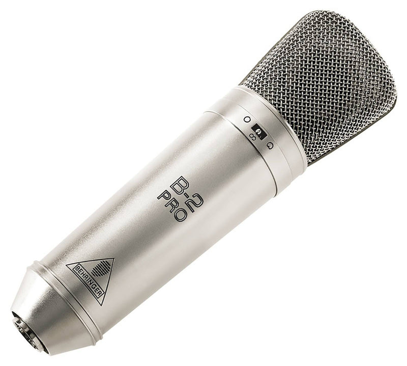 Behringer B-2 PRO Gold-Sputtered Large Dual-Diaphragm Studio Condenser Microphone - Open Box - Hollywood DJ