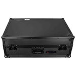 Odyssey FZGSPRIME4W2BL Denon Prime 4 Black Flight Case with Patented Glide Laptop Platform and 2U Rack Space - Hollywood DJ