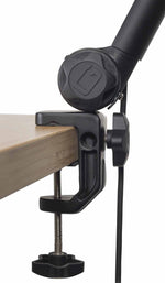 Gator Frameworks GFWMICBCBM3000 Deluxe Desktop Mic Boom Stand For Podcasts and Recording - Hollywood DJ