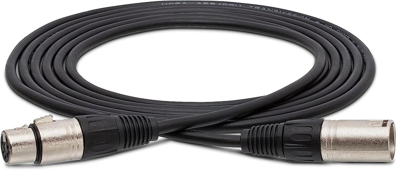 Hosa DMX-505, 5-Pin 2-Conductor XLR5M to XLR5F DMX-512 Cable, 5 Feet - Hollywood DJ