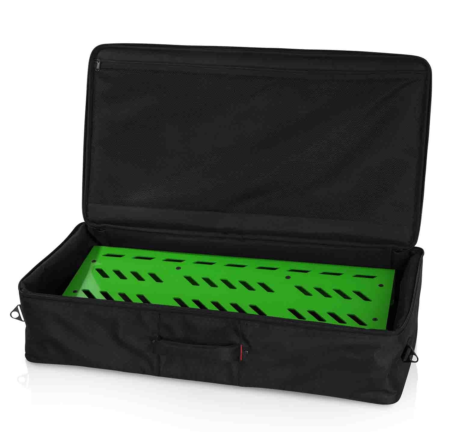 Gator Cases GPB-XBAK-GR Extra Large Pedal Board with Carry Bag - Green Gator Cases