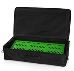 Gator Cases GPB-XBAK-GR Extra Large Pedal Board with Carry Bag - Green Gator Cases
