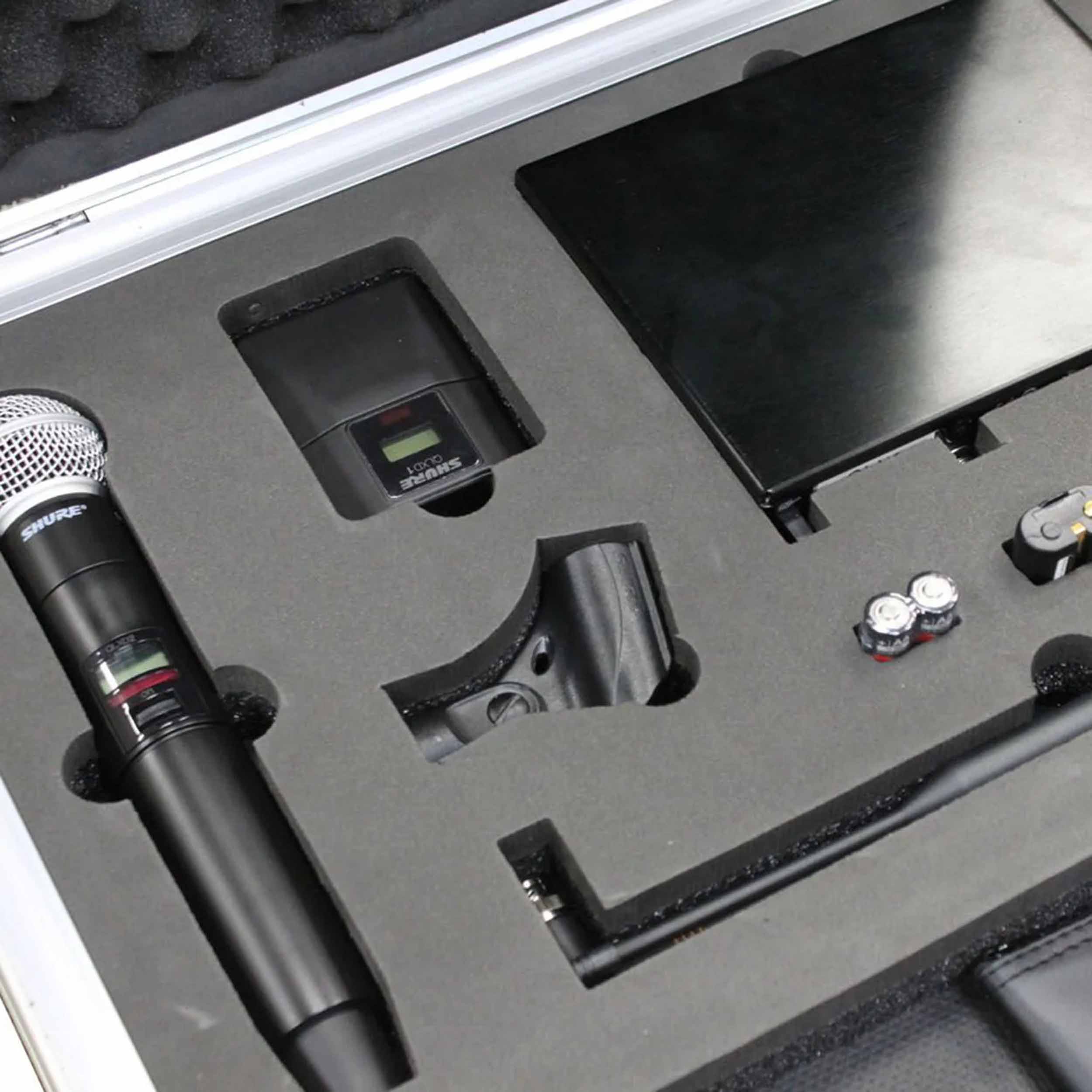 Odyssey FZSHQLXD1 Flight Zone Case for Shure QLXD Wireless Mic System - Hollywood DJ