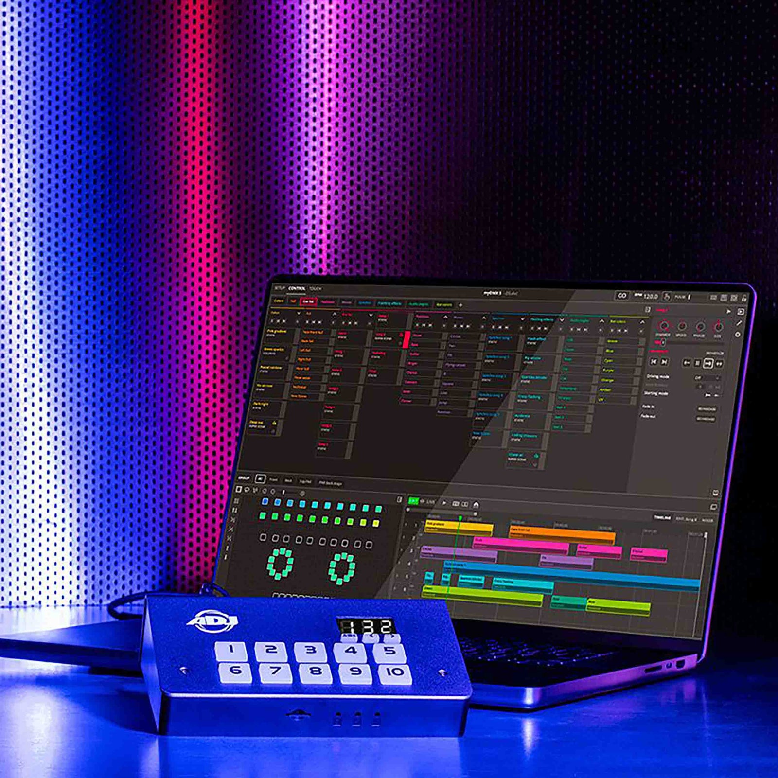 ADJ MYDMX5, DMX Lighting Control Software by ADJ