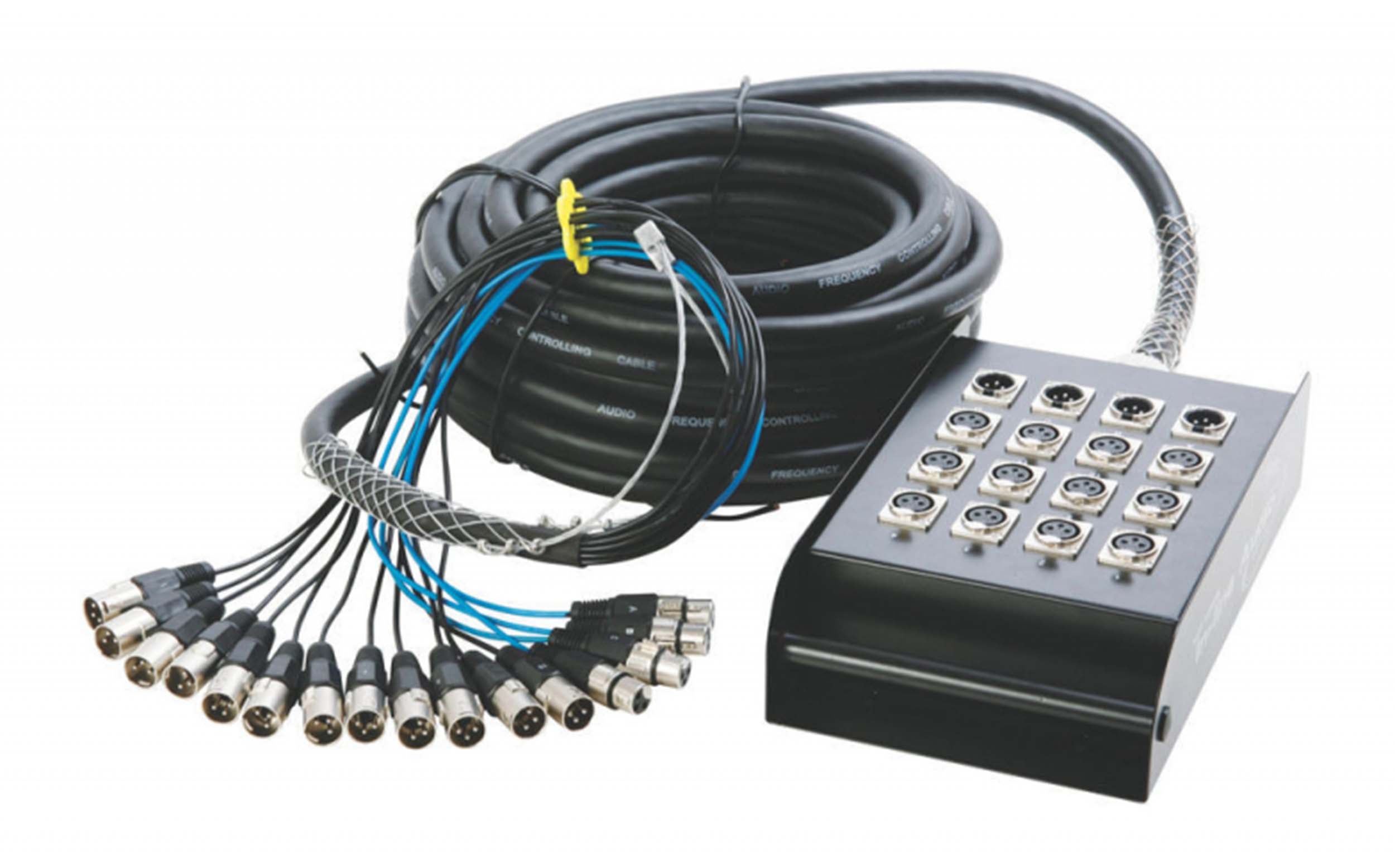 On Stage SNK124100V2, 100-Ft 12-Channel and 4-Return Stage Snake Cable On-Stage