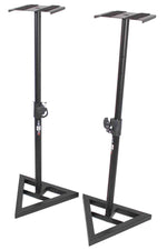 JBL 305P MkII Studio Monitor Package with Black Stands Pair and 8-Pack Pyramid Panel - Hollywood DJ