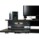 On Stage WS7700B Large Workstation for a Computer, Monitor Speakers, and Other Studio Equipment - Hollywood DJ