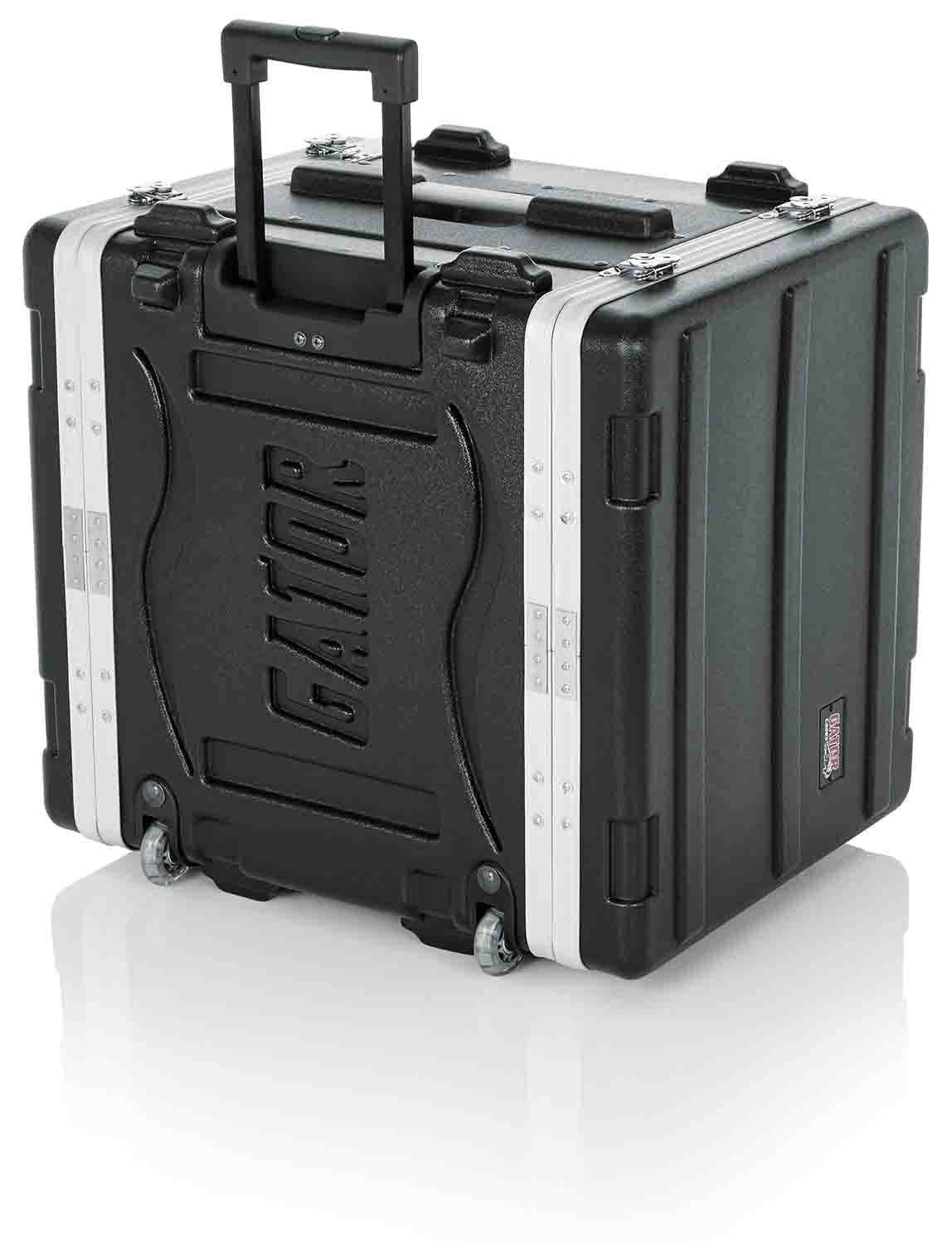 Gator Cases GRR-8L Rolling Molded 8U Rack Case - Hollywood DJ