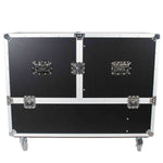 ProX X-RCF-EVOX12X2W ATA Flight Case for 2 RCF EVOX 12 Array Speakers with Wheels - Hollywood DJ