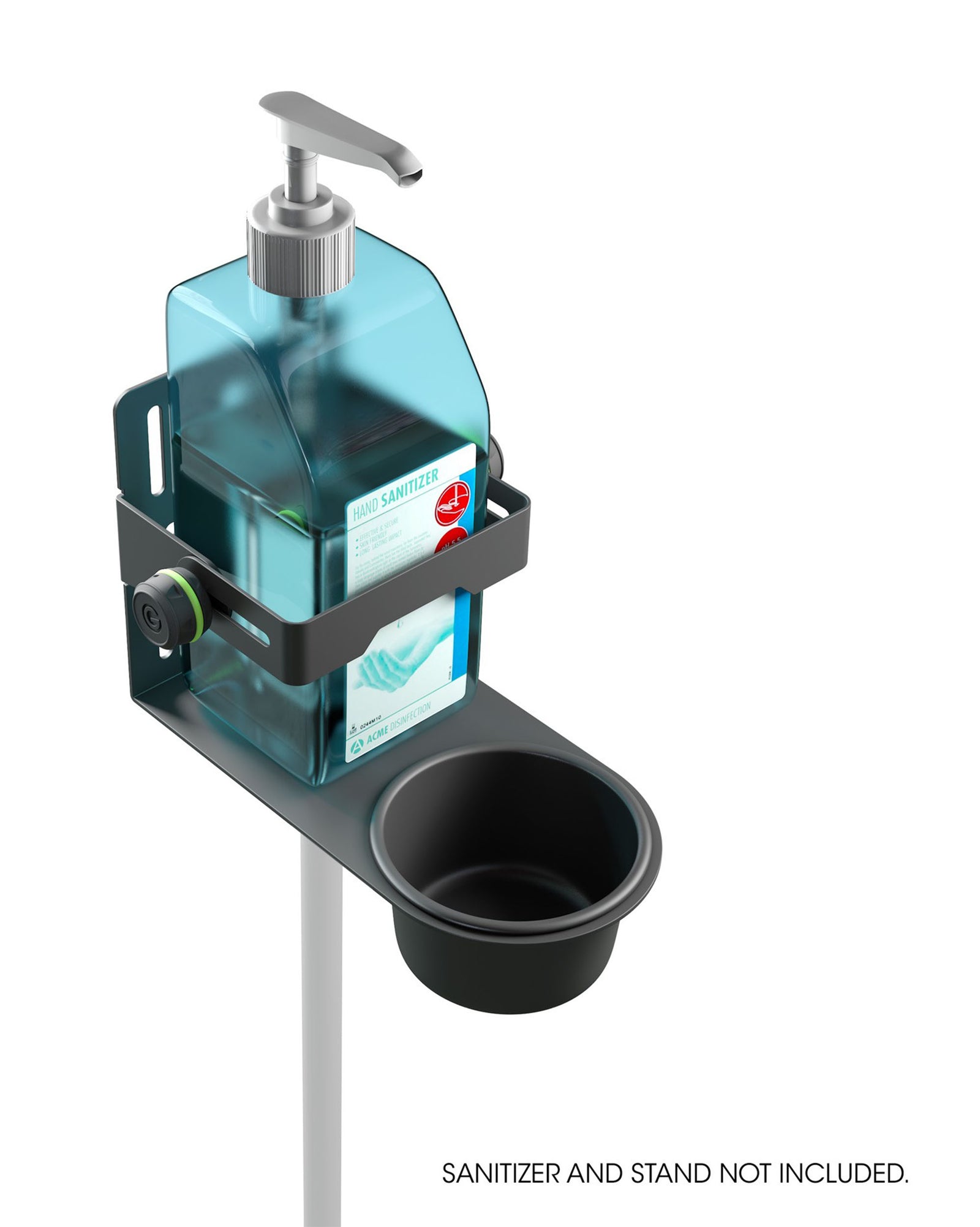 Gravity MA DIS 01 B, Universal Disinfectant Holder - Black - Hollywood DJ
