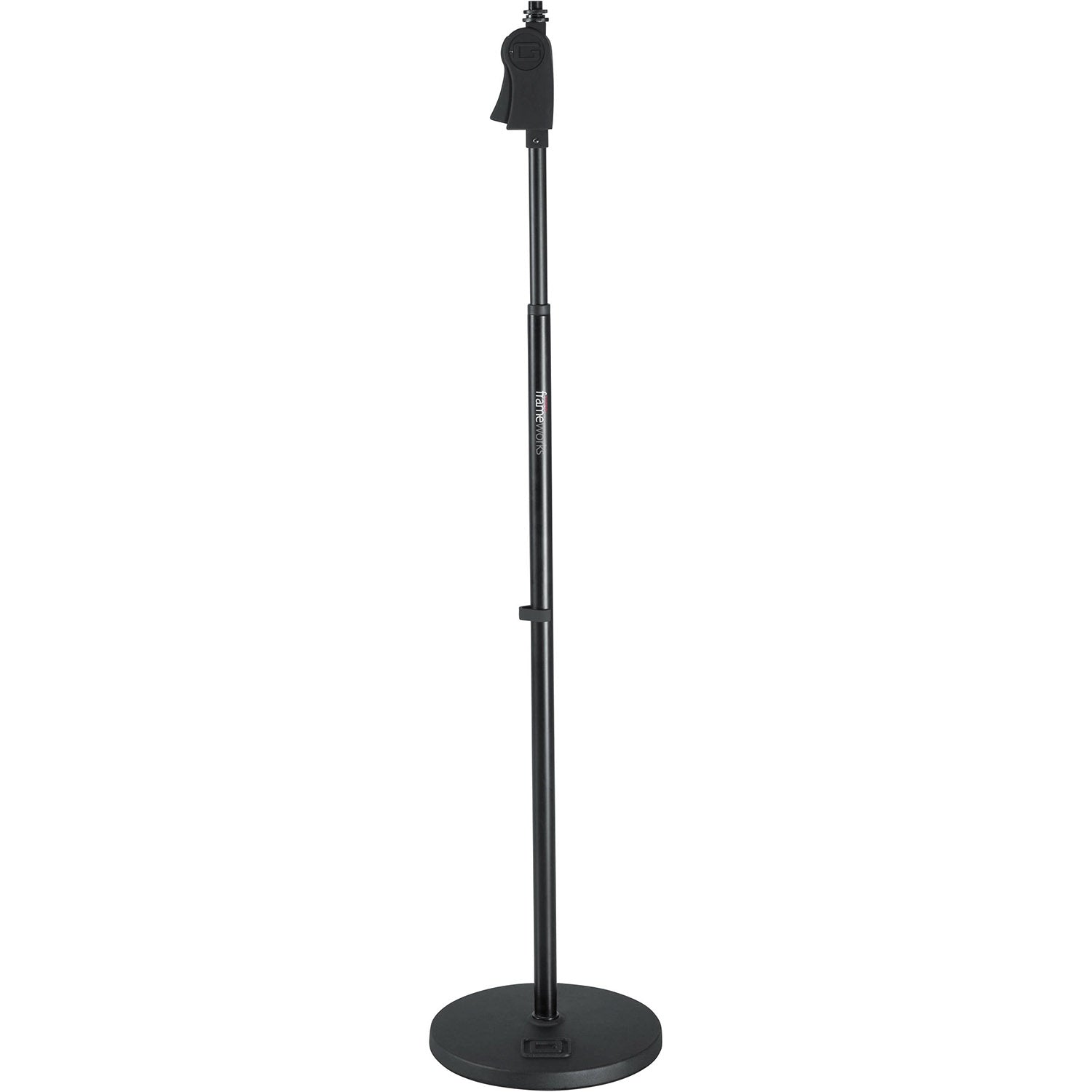 Gator Frameworks GFW-MIC-1000 Standard 10" Round Base Mic Stand - Hollywood DJ