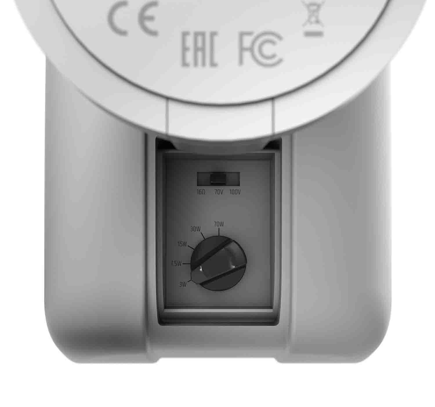 LD Systems DQOR 5 T W, 5" Two-Way Passive In/Out Door Installation Loudspeaker 16 Ohm, 70/100 V - White, Pair - Hollywood DJ