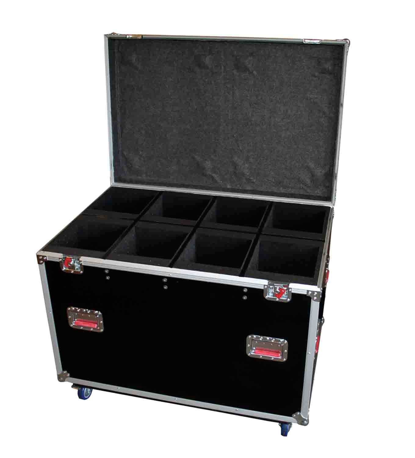 Gator Cases G-TOUR LEKO-S4 Tour Style case for 8 Leko Style Lighting Fixtures - Hollywood DJ