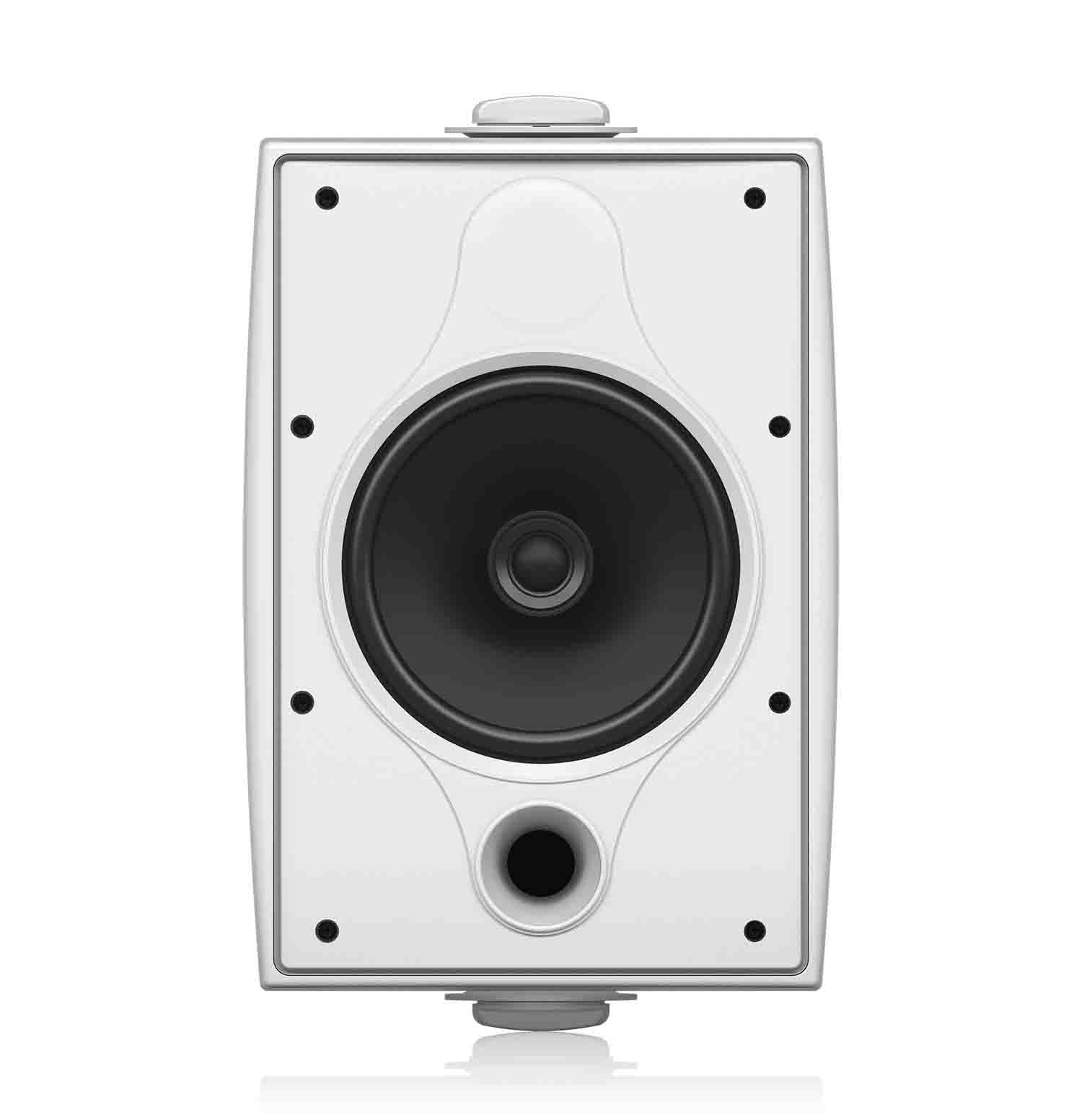 Tannoy DVS 6T-WH, 6-Inch Coaxial Surface-Mount Loudspeaker with Transformer - White - Hollywood DJ