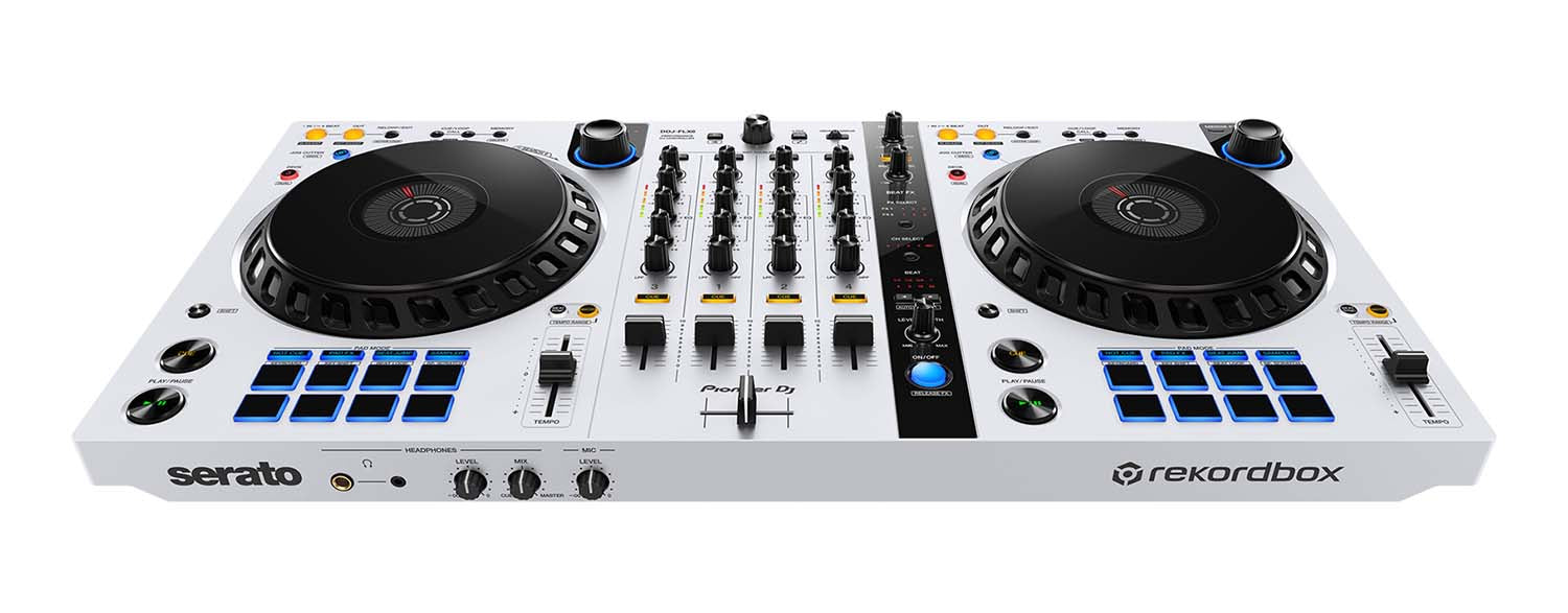 B-Stock: Pioneer DJ DDJ-FLX6-W 4-Channel DJ Controller for Rekordbox and Serato DJ Pro - Hollywood DJ