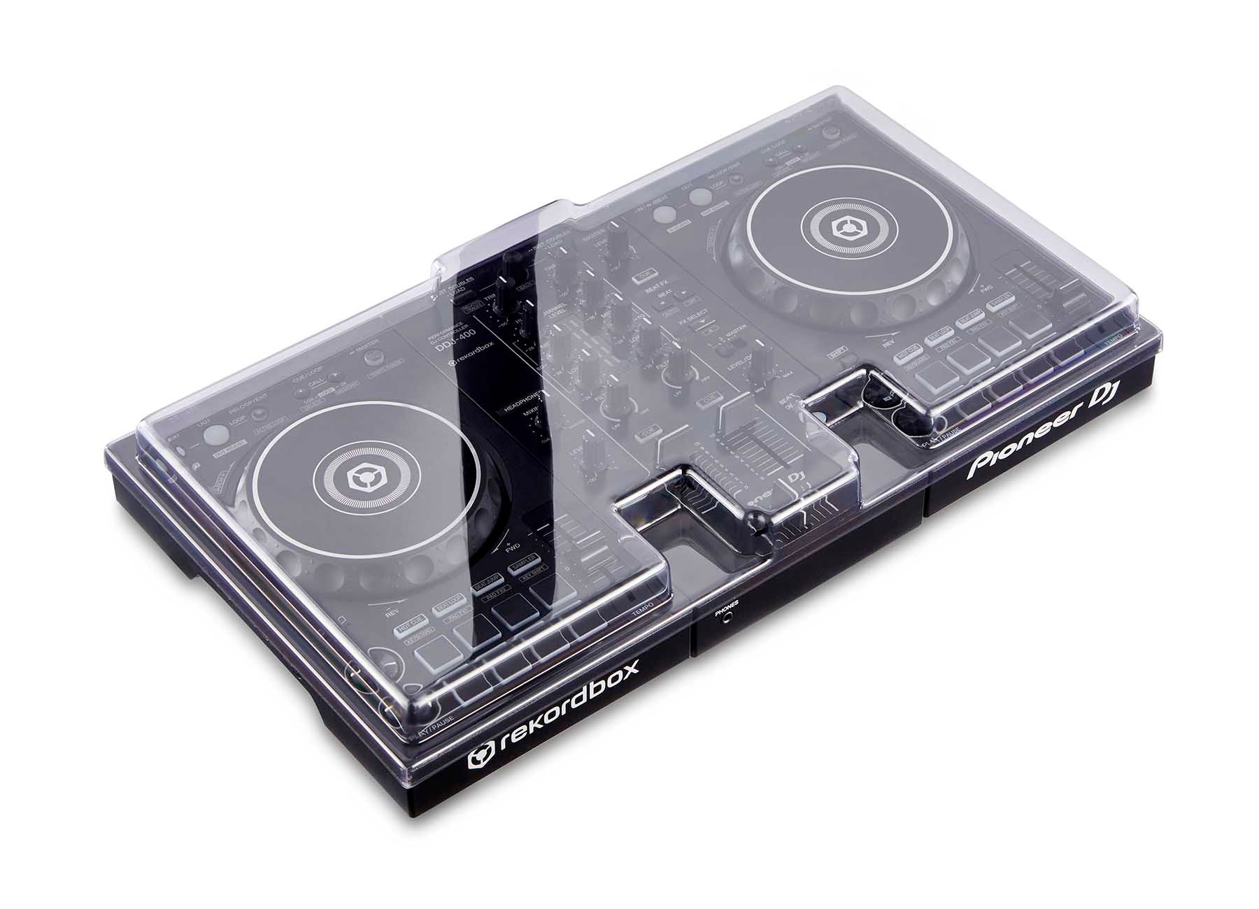 Decksaver DSLE-PC-DDJ400 Protection Cover For Pioneer DDJ-400 DJ Controller - Hollywood DJ