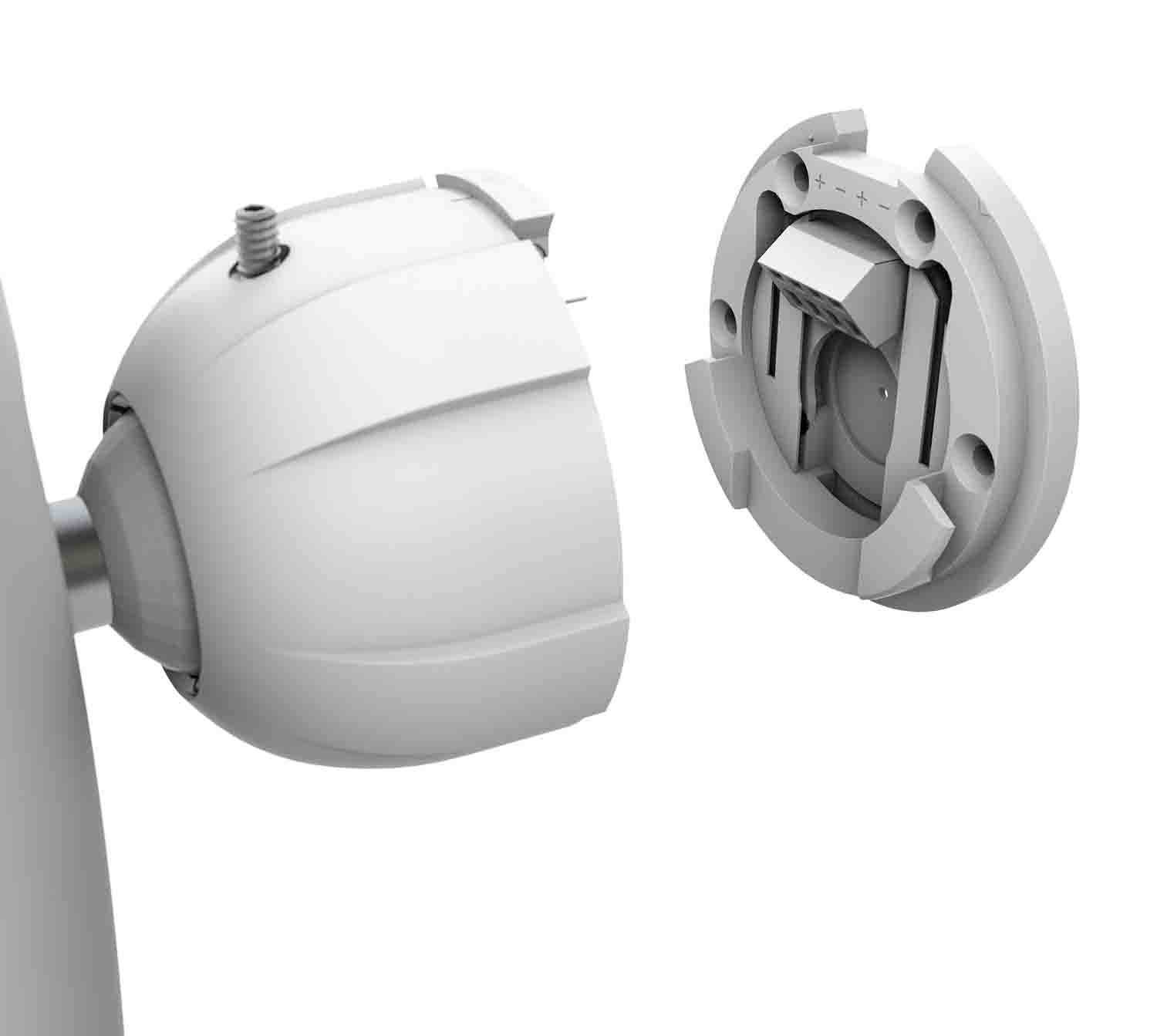 LD Systems DQOR 5 T W, 5" Two-Way Passive In/Out Door Installation Loudspeaker 16 Ohm, 70/100 V - White, Pair - Hollywood DJ