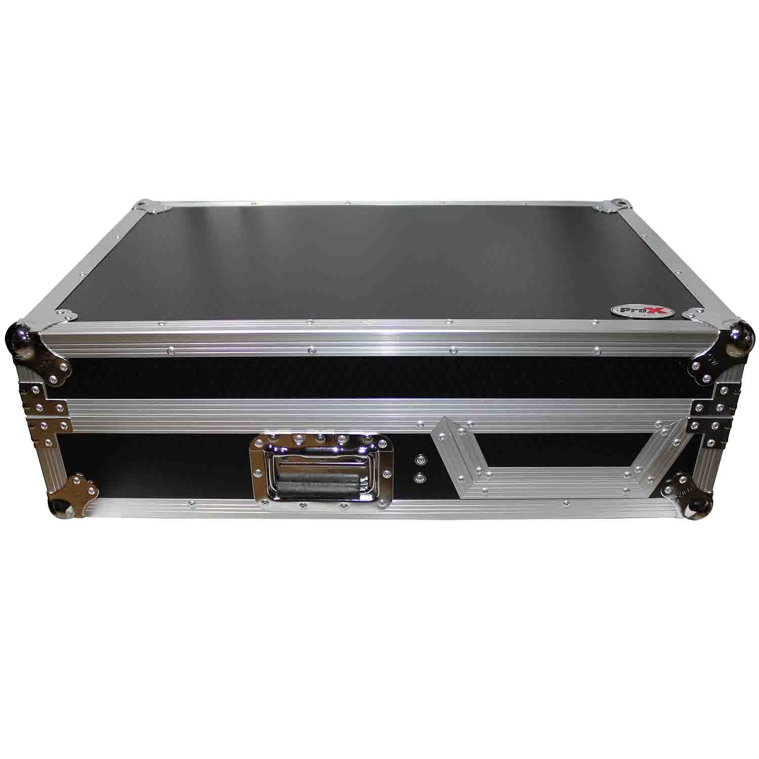 ProX XS-TMC1012W DJ Flight Case For Single Turntable In Battle Mode and 10 Inch or 12 Inch Mixer - Hollywood DJ