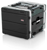 Gator Cases GRR-8L Rolling Molded 8U Rack Case - Hollywood DJ