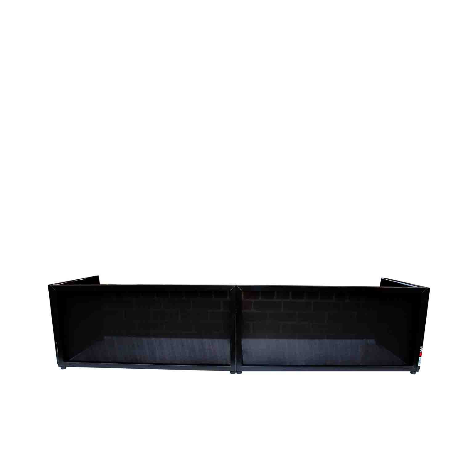 ProX XF-STTF 6 Ft Tabletop Facade Replacement Scrim Set, 2 Front Panels and 2 Side Panels - Hollywood DJ