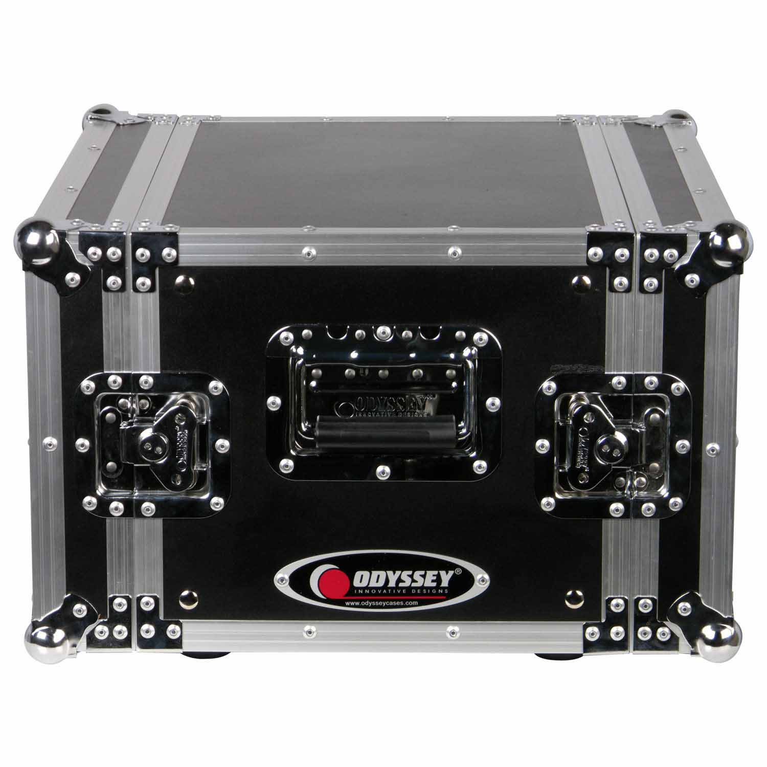 Open Box: Odyssey FRER6, 6U Effects Rack With Heavy-Duty Ball Corners - Hollywood DJ