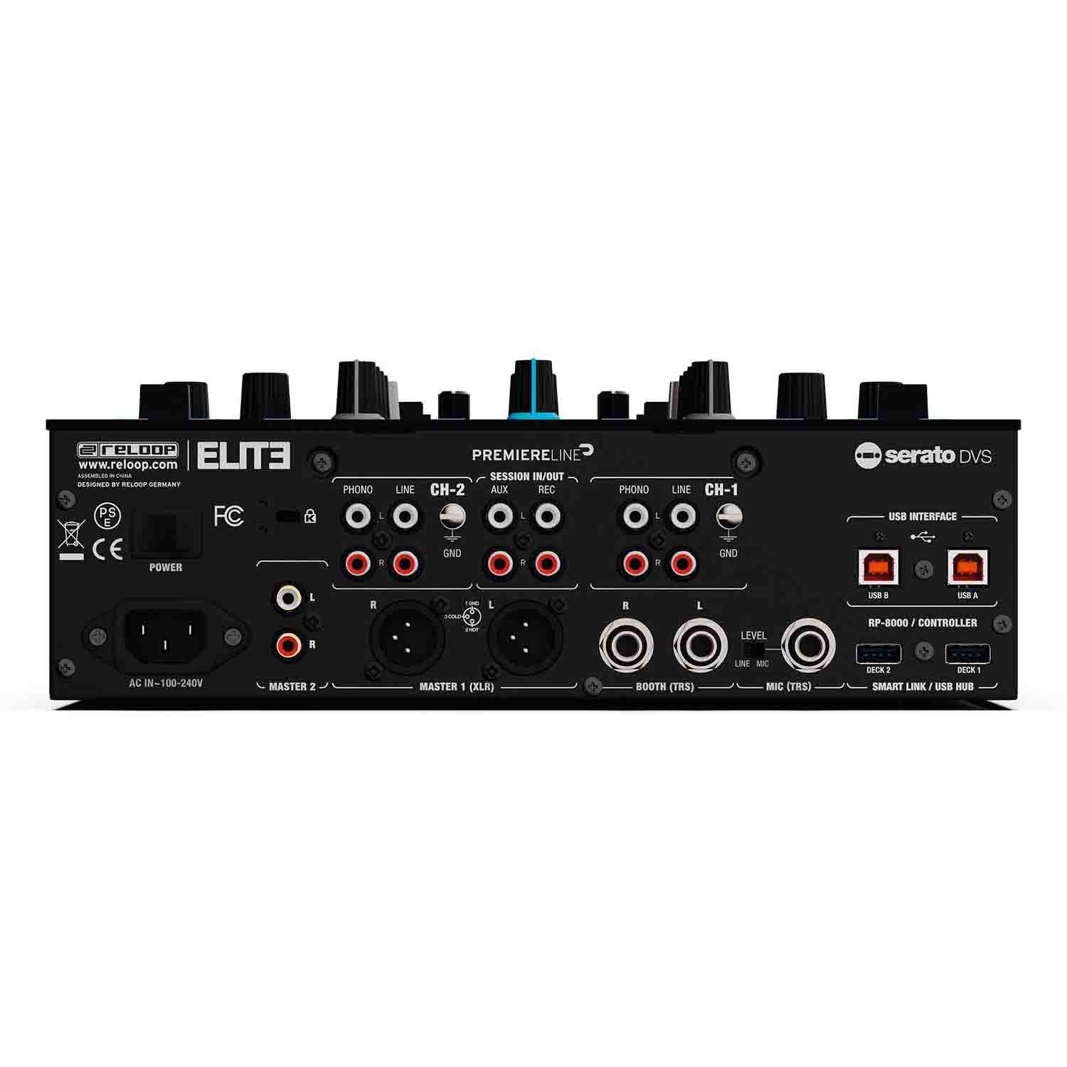 Reloop Elite Professional DJ DVS Mixer for Serato DJ Pro - Hollywood DJ