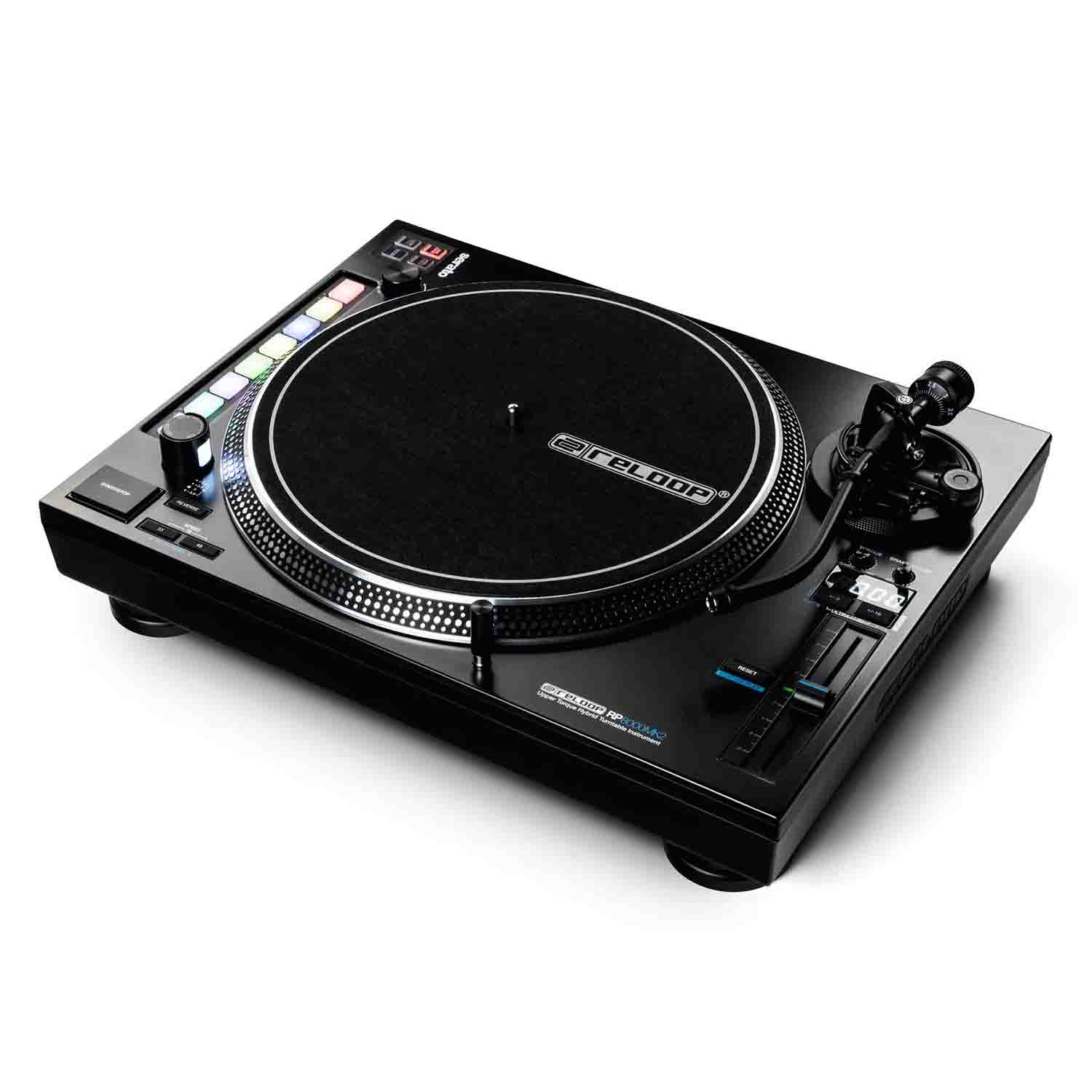 Reloop RP-8000 MK2 Dual DJ Turntable Package with Cases - Hollywood DJ