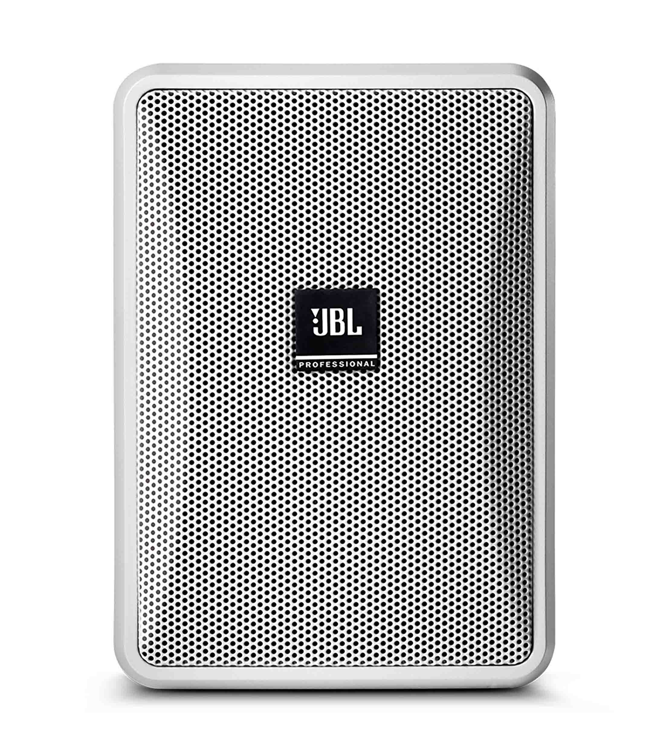 JBL CONTROL 23-1-WH, Ultra Compact Indoor/Outdoor Background/Foreground Speaker - White JBL