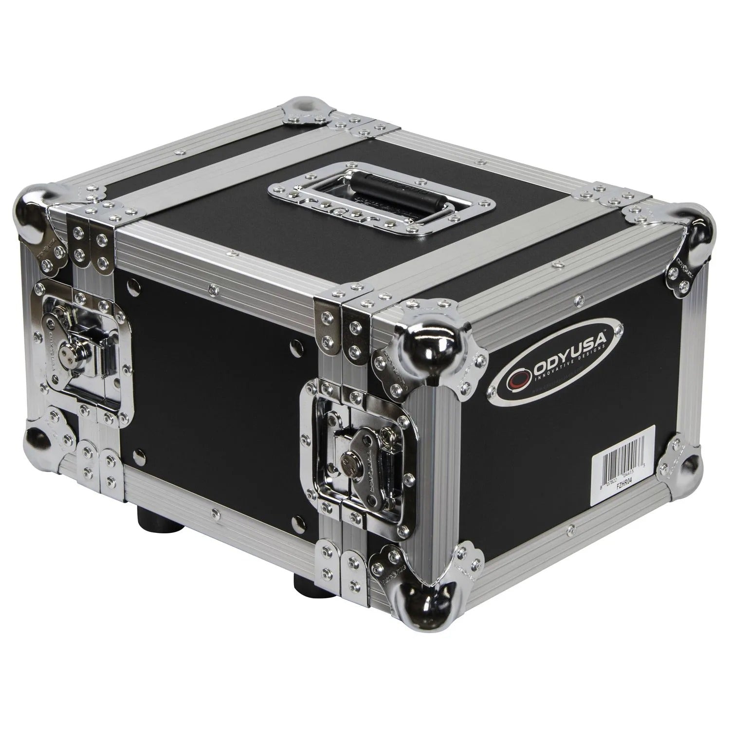 Odyssey FZHR04, 4U Half Rack Flight Case - Hollywood DJ
